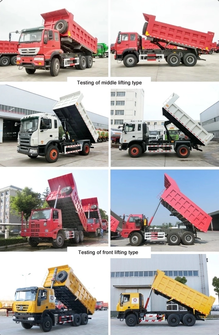 2018 Year Used Dayun 160HP 4X2 Dump Truck with 6.3t Crane